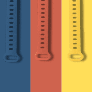 Teal Blue / Salmon / Yellow bands available in Pack 2